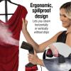 imageCHI Handheld Garment Steamer for Clothes 2 Continuous Steam Modes FullSize 300 ml Capacity Water Tank Ergonomic Handle Vacation Essentials 1600 Watts 10 Cord Red 11590FullSize 300 ml Capacity Water Tank 