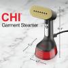 imageCHI Handheld Garment Steamer for Clothes 2 Continuous Steam Modes FullSize 300 ml Capacity Water Tank Ergonomic Handle Vacation Essentials 1600 Watts 10 Cord Red 11590FullSize 300 ml Capacity Water Tank 
