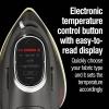 imageCHI Mini Steam Iron for Clothes Sewing Crafting and Travel with Titanium Infused Ceramic Soleplate 1000 Watts XL 10 Cord 3Way Auto Shutoff Portable Vacation Essentials Black 131203Way Auto Shutoff 