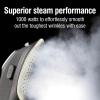 imageCHI Mini Steam Iron for Clothes Sewing Crafting and Travel with Titanium Infused Ceramic Soleplate 1000 Watts XL 10 Cord 3Way Auto Shutoff Portable Vacation Essentials Black 131203Way Auto Shutoff 