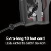 imageCHI Steam Iron for Clothes with 300 Holes for Powerful Steaming Temperature Guide Dial 1700 Watts XL 10 Cord 3Way Auto Shutoff Lava Infused Ceramic Soleplate Black 13130