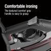 imageCHI Steam Iron for Clothes with 300 Holes for Powerful Steaming Temperature Guide Dial 1700 Watts XL 10 Cord 3Way Auto Shutoff Lava Infused Ceramic Soleplate Black 13130