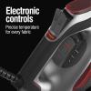imageCHI Steam Iron for Clothes with Titanium Infused Ceramic Soleplate 300 Holes for Powerful Steaming XL 10 Cord 3Way Auto Shutoff 1800 Watts Advanced Touchscreen Silver 13103Silver