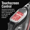 imageCHI Steam Iron for Clothes with Titanium Infused Ceramic Soleplate 300 Holes for Powerful Steaming XL 10 Cord 3Way Auto Shutoff 1800 Watts Advanced Touchscreen Silver 13103Silver