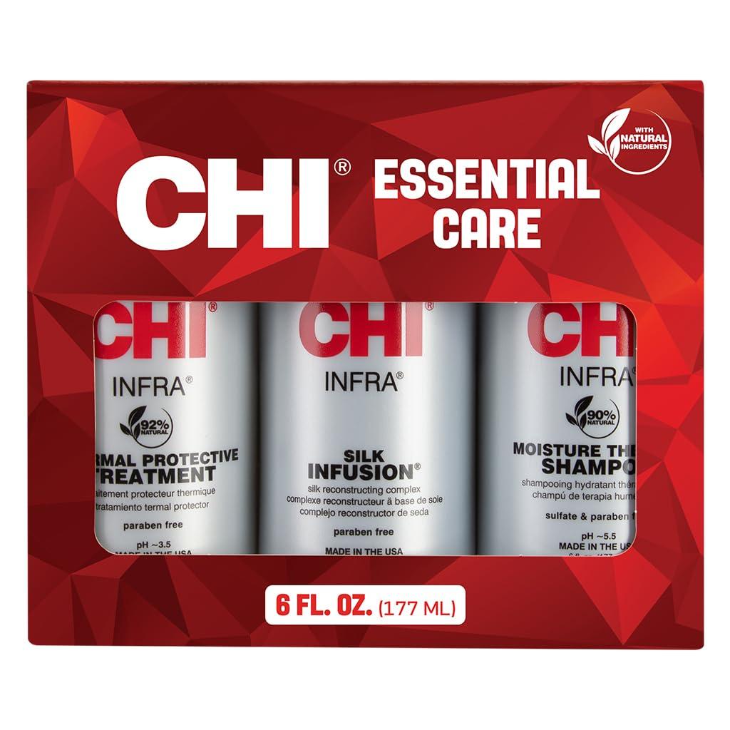 imageCHI Infra Thermal Care Kit Moisturizing ampamp Restoring Shampoo Color Protectant ampamp Serum Sulfate Paraben ampamp CrueltyFree 6 Oz 3 ProductsDamaged Hair
