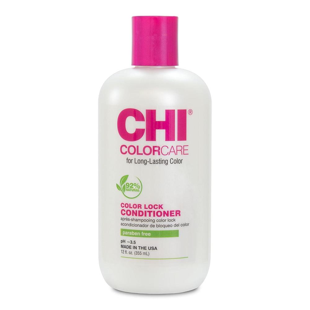 imageCHI ColorCare Color Lock Conditioner Locks In Color ampamp Replenishes Moisture For ColorTreated Hair Sulfate Paraben ampamp CrueltyFree 12 Oz