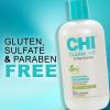 imageCHI CleanCare Clarifying Shampoo Deeply Cleanses Hair ampamp Scalp Removes Build Up ampamp Restores Moisture To Hair Sulfate Paraben ampamp CrueltyFree 12 Oz12 Fl Oz Pack of 1