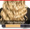 imageCHI Interchangeable Curling Wand 3 Barrel Attachments For Versatile Curls 05quot125quot Inverted Tapered Barrel 1quot ampamp 15quot Barrel