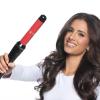 imageCHI Lava AirWave with CHI 44 Iron Guard 2 Oz Volumizes Curls ampamp Dries Hair Delivers FrizzFree Results Low Heat for Less Damage Black ampamp Red