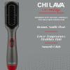 imageCHI Lava Heated Straightening Brush 3in1 Hair Straightener Dryer ampamp Smoothing Comb Reduces Frizz ampamp Increases Shine for Healthy ampamp Easy Styling