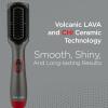 imageCHI Lava Heated Straightening Brush 3in1 Hair Straightener Dryer ampamp Smoothing Comb Reduces Frizz ampamp Increases Shine for Healthy ampamp Easy Styling