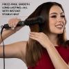 imageCHI Lava TriLume Heated Brush TriangleShaped Comb for Natural Waves ampamp Volume Easy ampamp Gentle Root Access Reduces Frizz ampamp Increases Shine