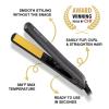 imageCHI Original Ceramic Flat Iron Straightener For A Smooth Finish Ceramic Floating Plates Quick Heat Up Analog OnOff Switch 1quot Black
