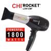imageCHI Rocket Hair Dryer Hair Dryer With Comb ampamp Drying Nozzle Attachment QuickDrying For Shiny FrizzFree Hair Lightweight ampamp Low EMFRocket Black