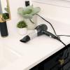 imageCHI Rocket Hair Dryer Hair Dryer With Comb ampamp Drying Nozzle Attachment QuickDrying For Shiny FrizzFree Hair Lightweight ampamp Low EMFRocket Black