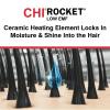 imageCHI Rocket Hair Dryer Hair Dryer With Comb ampamp Drying Nozzle Attachment QuickDrying For Shiny FrizzFree Hair Lightweight ampamp Low EMFRocket Black