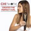 imageCHI Spin N Curl Curling Iron For Healthy ampamp Shiny Effortless Curls ampamp Waves Provides Preset Temperature Settings For Each Hair Texture Rose GoldBlack