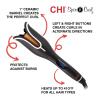 imageCHI Spin N Curl Curling Iron For Healthy ampamp Shiny Effortless Curls ampamp Waves Provides Preset Temperature Settings For Each Hair Texture Rose GoldBlack