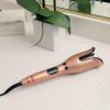 imageCHI Spin N Curl Curling Iron For Healthy ampamp Shiny Effortless Curls ampamp Waves Provides Preset Temperature Settings For Each Hair Texture Rose GoldRose Gold