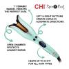 imageCHI Spin N Curl Curling Iron For Healthy ampamp Shiny Effortless Curls ampamp Waves Provides Preset Temperature Settings For Each Hair Texture Rose GoldMint Green
