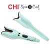imageCHI Spin N Curl Curling Iron For Healthy ampamp Shiny Effortless Curls ampamp Waves Provides Preset Temperature Settings For Each Hair Texture Rose GoldMint Green