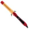 imageCHI Texture Tourmaline Ceramic Curling Iron Hair Curler For Smooth ampamp Shiny Curls Adjustable Temperature ampamp Automatic ShutOff 1quot BarrelRuby Red