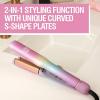 imageCHI Vibes Wave On Multifunctional Waver Curling Iron Creates LongLasting FrizzFree CrimpStyle Waves ampamp Loose Beachy Curls for All Hair Types