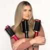 imageCHI Volume Styler Blowout Brush for Amplified Volume Heated Comb to Smoothen ampamp Straighten Hair 2in1 Hair Tool PinkPink