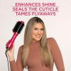 imageCHI Volume Styler Blowout Brush for Amplified Volume Heated Comb to Smoothen ampamp Straighten Hair 2in1 Hair Tool PinkPink