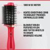 imageCHI Volume Styler Blowout Brush for Amplified Volume Heated Comb to Smoothen ampamp Straighten Hair 2in1 Hair Tool PinkPink