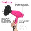 imageCHI X Barbie 65th Anniversary Compact Hair Dryer Hair Dryer for Smooth ampamp Voluminous Hair Powerful ampamp Lightweight Blow Dryer Reduces Frizz