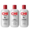 imageCHI Infra Trio Kit Includes Infra Shampoo Infra Thermal Protective Treatment ampamp Silk Infusion For Hair Strength ampamp Shine Paraben ampamp Sulfatefree 3 Products 12 Oz12 Fl Oz Pack of 3