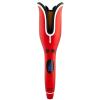 imageCHI Spin N Curl Curling Iron For Healthy ampamp Shiny Effortless Curls ampamp Waves Provides Preset Temperature Settings For Each Hair Texture Rose GoldRuby Red