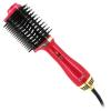 imageCHI Volume Styler Blowout Brush for Amplified Volume Heated Comb to Smoothen ampamp Straighten Hair 2in1 Hair Tool PinkPink