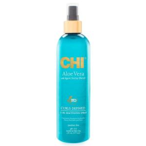 imageCHI Aloe Vera Curl Reactivating Spray Enhances Waves Curls ampamp Coils Provides Intense Hydration Sulfate Paraben ampamp Gluten Free 6 Oz