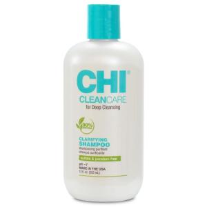 imageCHI CleanCare Clarifying Shampoo Deeply Cleanses Hair ampamp Scalp Removes Build Up ampamp Restores Moisture To Hair Sulfate Paraben ampamp CrueltyFree 12 Oz12 Fl Oz Pack of 1