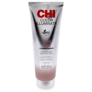 imageCHI Color Illuminate Conditioner Helps Maintain Fresh Color In Natural ampamp ColorTreated Hair Sulfate Paraben ampamp CrueltyFree Dark Chocolate 85 OzRose Gold