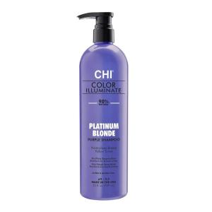 imageCHI Color Illuminate Shampoo Provides Balanced Color Replenishment Between Salon Services Sulfate Paraben ampamp CrueltyFree Platinum Blonde 25 Oz