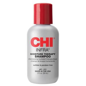 imageCHI Infra Shampoo Gently Cleanses Scalp ampamp Hair Hydrating ampamp Nourishing For All Hair Types Designed for Heat Damaged Hair Sulfate Paraben ampamp CrueltyFree 2 Oz