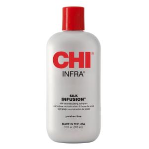 imageCHI Infra Silk Infusion LeaveIn Reconstructing Treatment To Strengthen ampamp Protect All Hair Types AlcoholFree 6 Oz12 Fl Oz Pack of 1