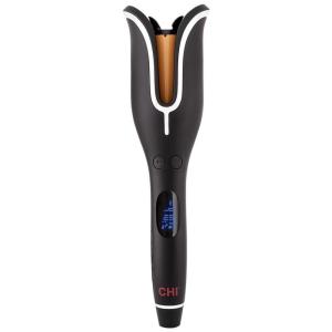imageCHI Spin N Curl Curling Iron For Healthy ampamp Shiny Effortless Curls ampamp Waves Provides Preset Temperature Settings For Each Hair Texture Rose GoldBlack