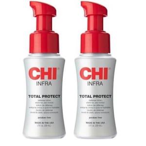 imageCHI Total Protect Defense Lotion Lightweight Lotion For Locking In Moisture ampamp Protecting Hair From Heat Sulfate Paraben ampamp CrueltyFree 6 Oz2 Fl Oz Pack of 2