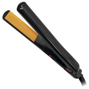 imageCHI Tourmaline Ceramic Series Flat Iron Hair Straightener For Silky Smooth Hair Ideal For Straightening Or Curling Hair 1quot Iron Onyx BlackBlack