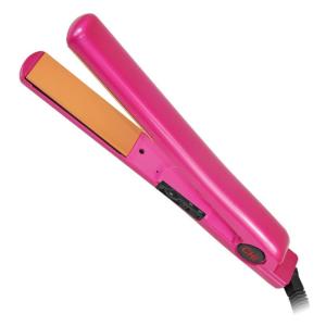 imageCHI Tourmaline Ceramic Series Flat Iron Hair Straightener For Silky Smooth Hair Ideal For Straightening Or Curling Hair 1quot Iron Onyx BlackPure Pink