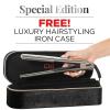 imageCHI G2 Special Holiday Edition Titanium Hairstyling Flat Iron Hair Straightener for A Smooth Finish 60Second Heat Up 1quot Iron