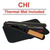 imageCHI Tourmaline Ceramic Flat Iron Hair Straightener For An Even ampamp Smooth Finish 1 12quot Iron Onyx Black