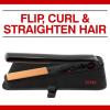 imageCHI Tourmaline Ceramic Series Flat Iron Hair Straightener For Silky Smooth Hair Ideal For Straightening Or Curling Hair 1quot IronOnyx Black