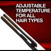 imageCHI Tourmaline Ceramic Series Flat Iron Hair Straightener For Silky Smooth Hair Ideal For Straightening Or Curling Hair 1quot IronOnyx Black