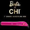 imageCHI X Barbie 65th Anniversary Ceramic Flat Iron Straightener for A Smooth Finish Adjustable Temperature 1quot Iron