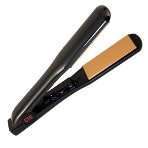imageCHI Tourmaline Ceramic Flat Iron Hair Straightener For An Even ampamp Smooth Finish 1 12quot Iron Onyx Black
